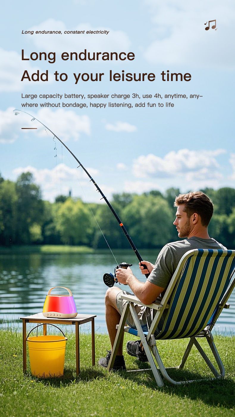 2026 New Wireless Bluetooth Portable Speaker
Home or Outdoor KTV, Magic Voice Effects, Dual Microphone Duet, RGB Lights
1-5 Days Fast Shipping