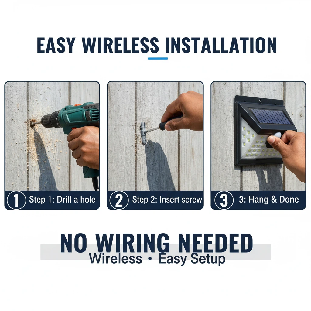 Clearance price, no restocking after sold out 3Sided Solar Light Outdoor (with Sensor)LED SMD6-12 Hour Battery Life, IP44 Villa Garden Wall Light/Mall/School/New Rural Streetlight1-5 Day Fast Shipping