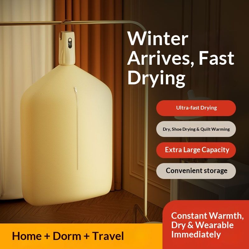 2026 New Portable Clothes Dry Travel-Friendly Home Dryer Smart Quick-Dry Portable Foldable Baby Clothes Dryer Energy-saving and power-efficient