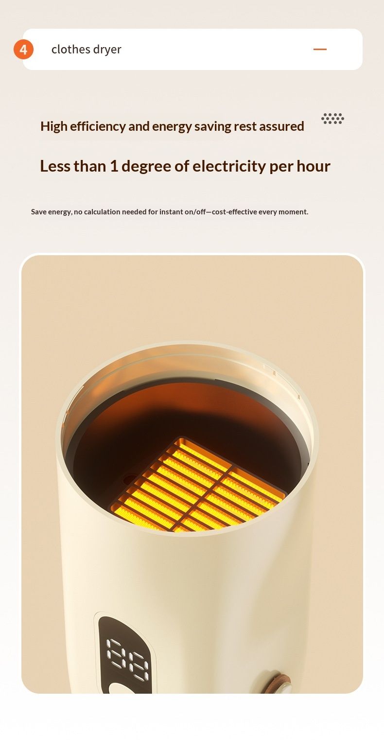 2026 New Portable Clothes Dry Travel-Friendly Home Dryer Smart Quick-Dry Portable Foldable Baby Clothes Dryer Energy-saving and power-efficient