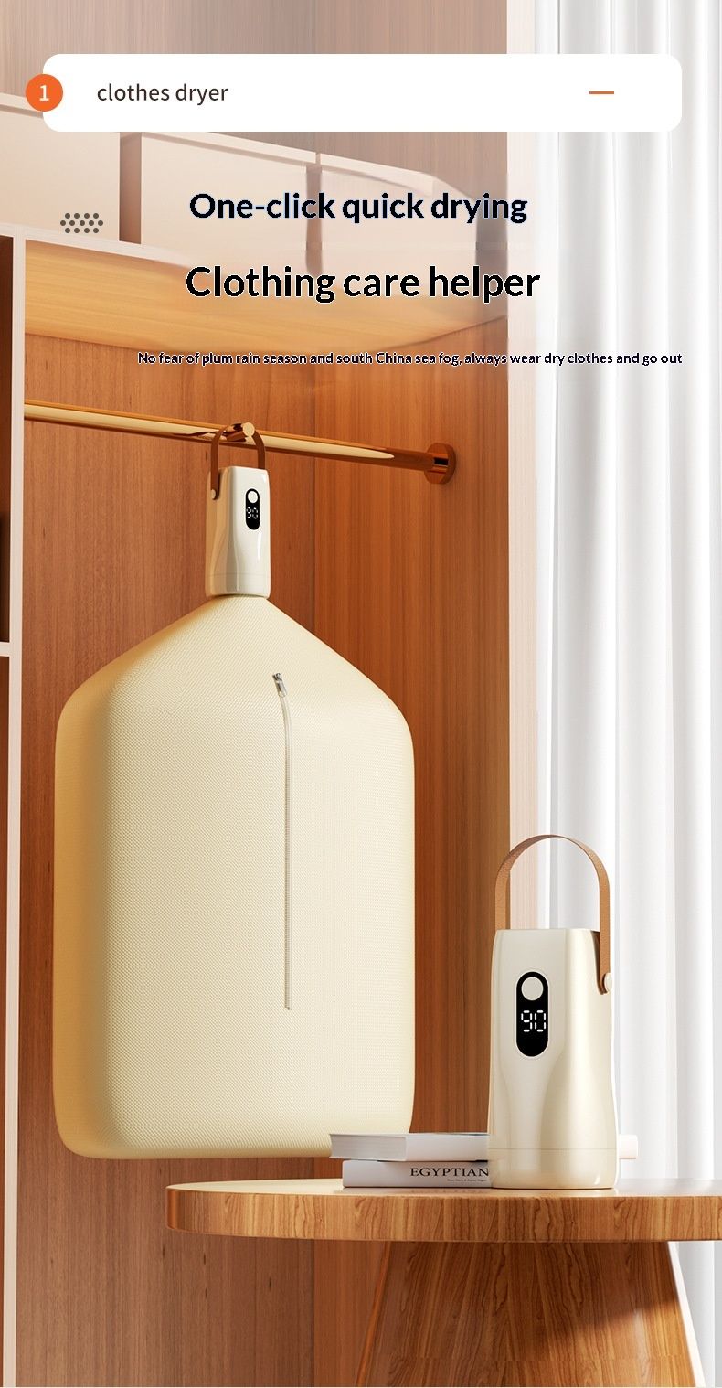 2026 New Portable Clothes Dry Travel-Friendly Home Dryer Smart Quick-Dry Portable Foldable Baby Clothes Dryer Energy-saving and power-efficient