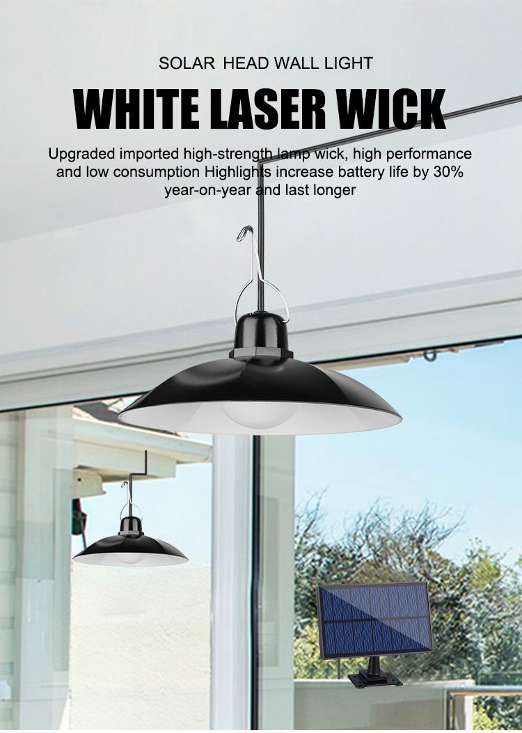 Dual-Use Design (Charges Outdoors, Powers Indoors) New Split-Type Solar Lights LED SMD Remote Sensor Waterproof Outdoor Garden/Courtyard/Camping Tent/Pendant Lights 1~5 Days Fast Delivery