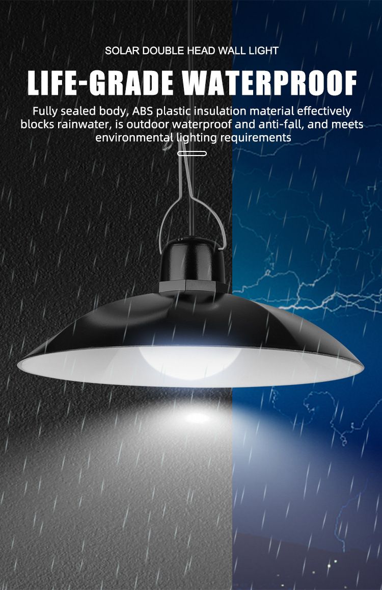 Dual-Use Design (Charges Outdoors, Powers Indoors) New Split-Type Solar Lights LED SMD Remote Sensor Waterproof Outdoor Garden/Courtyard/Camping Tent/Pendant Lights 1~5 Days Fast Delivery