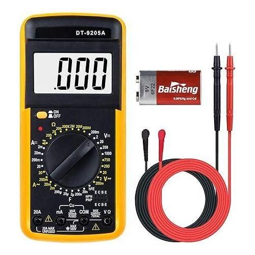 Digital Multimeter, Digital Voltmeter, Ammeter, Ohmmeter, Current Tester with LCD Display