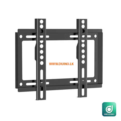 Universal Flat Panel TV Wall Mount Bracket – Heavy-Duty Steel – Slim Low Profile for LED/LCD/Plasma TVs 14–43" – Secure, Space-Saving, Easy Installation