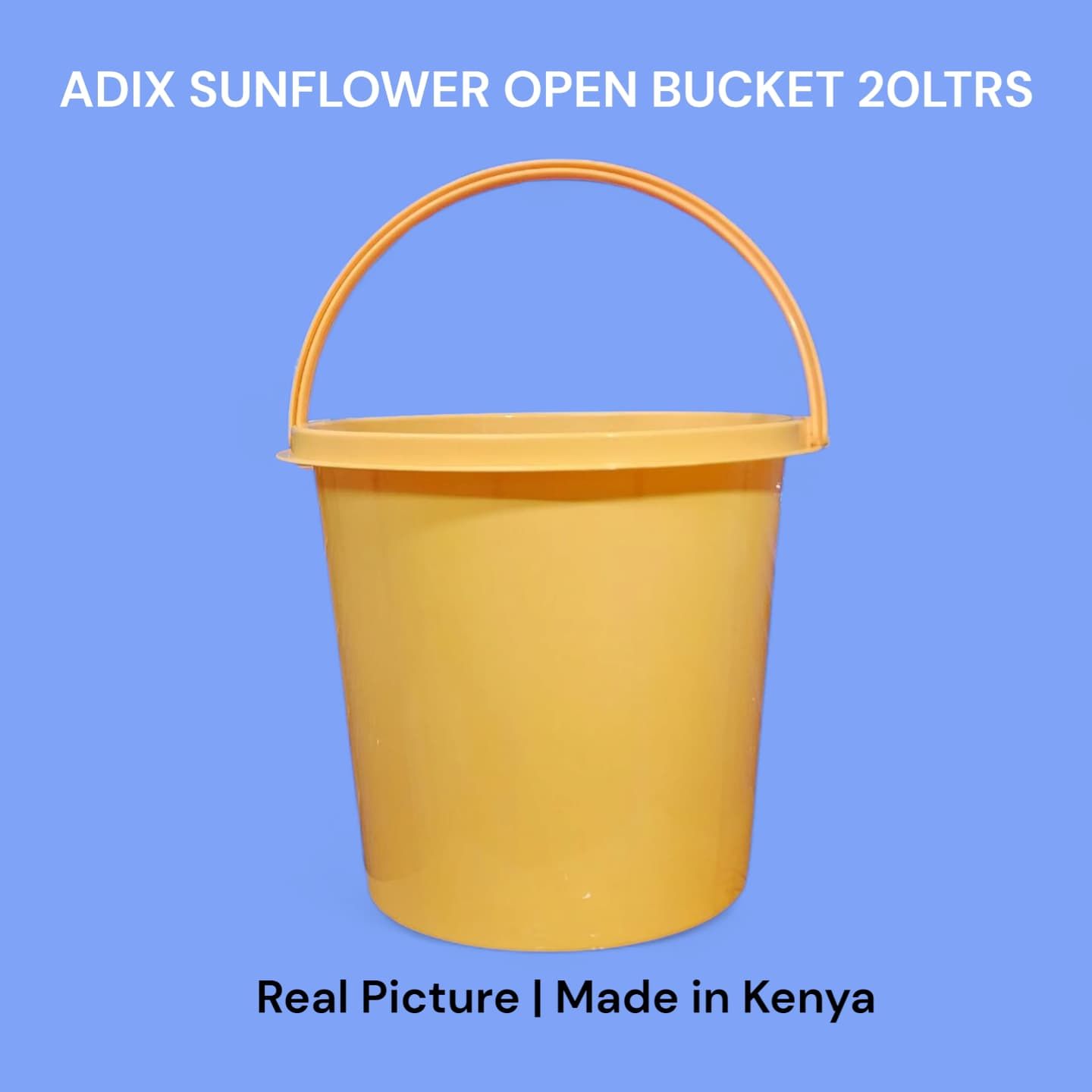 Adix Sunflower Plastic Bucket - 20L