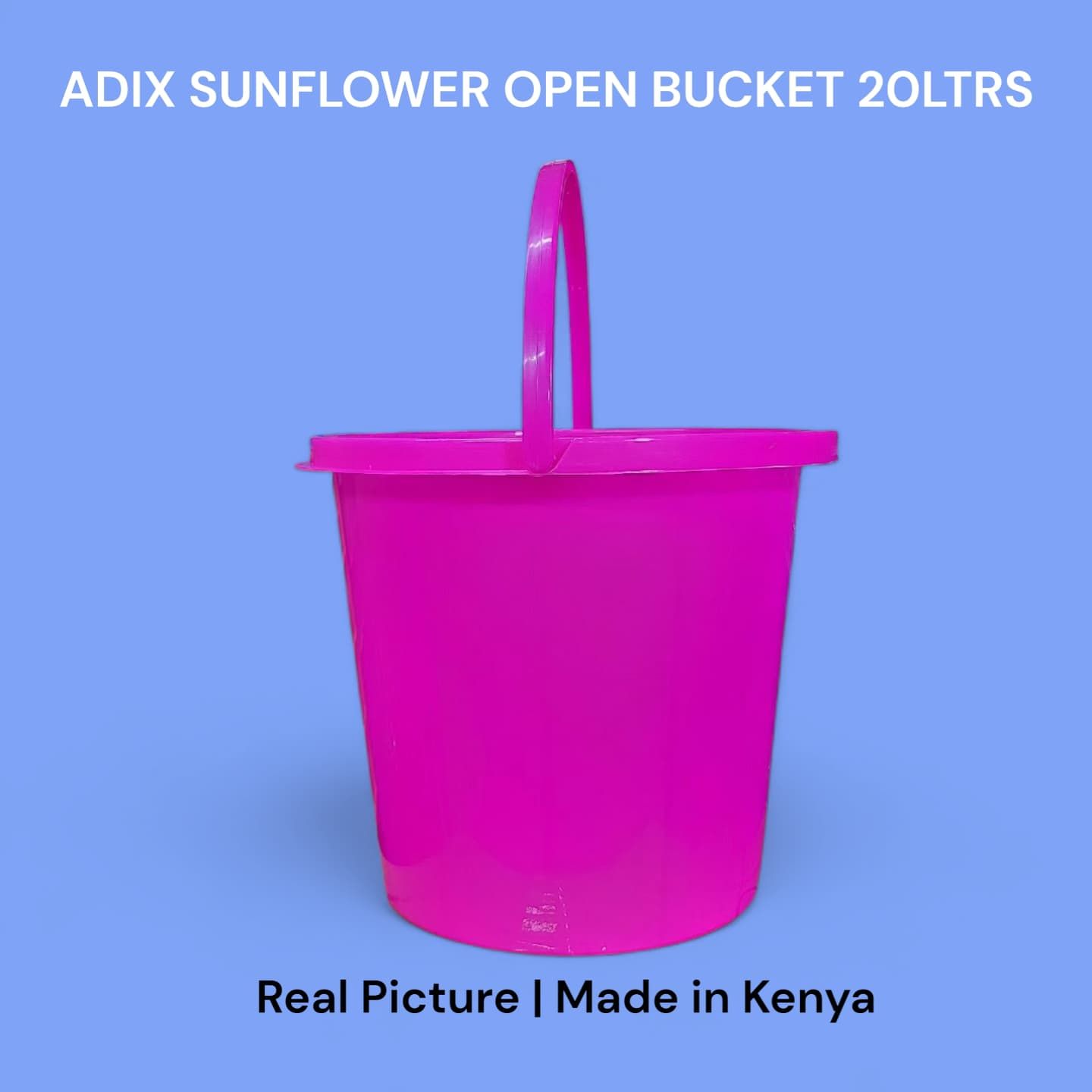 Adix Sunflower Plastic Bucket - 20L