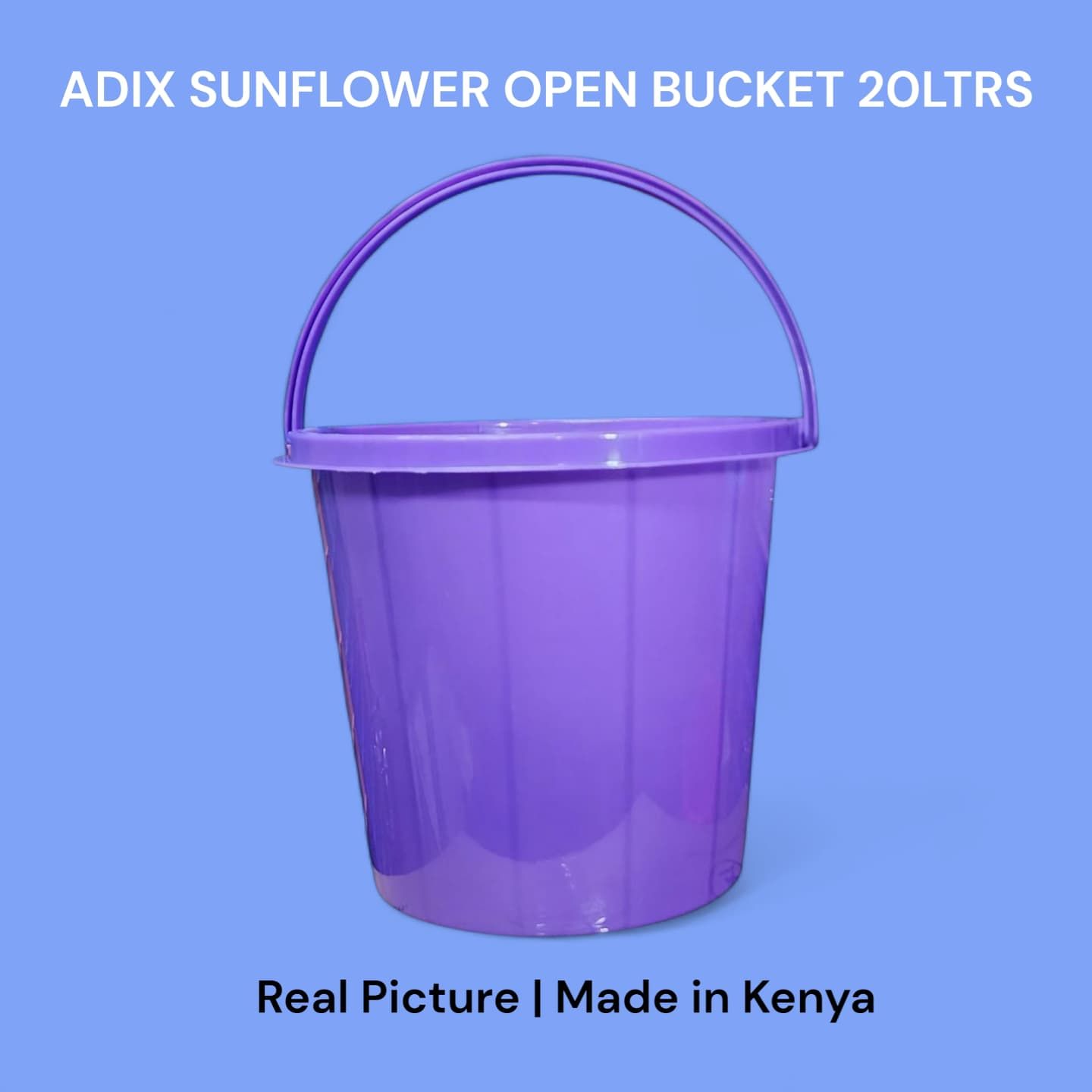 Adix Sunflower Plastic Bucket - 20L