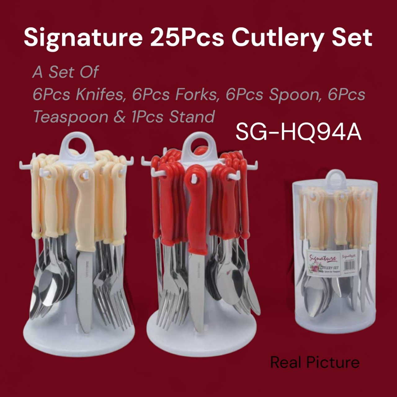 Signature 25pcs Cutlery Set