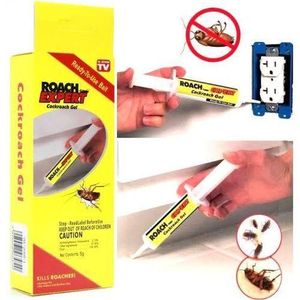 Roach Doctor Cockroach Gel Ready-to-Use Cockroach Gel Bait Roach Killer with Syringe Applicator(Recommended)