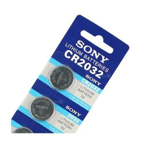 Sony Cell 3V Lithium Battery Cr 2032 Cmos for Laptop, CPU and other Electronics [5 PIECES ]
