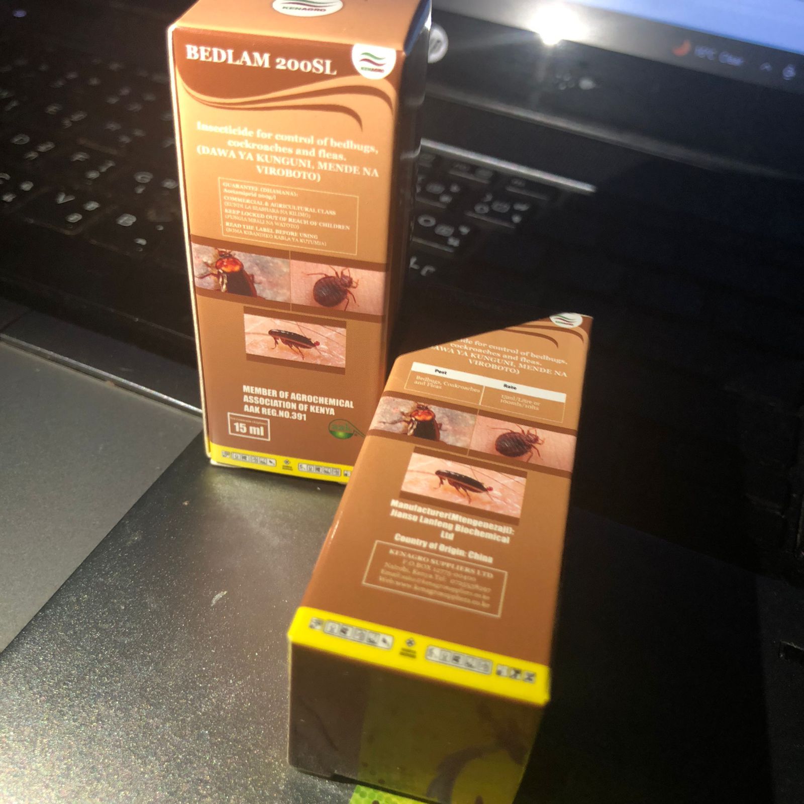 BEDLAM 200SL against bed bugs ,cockroaches and fleas
(Highly reccomended )