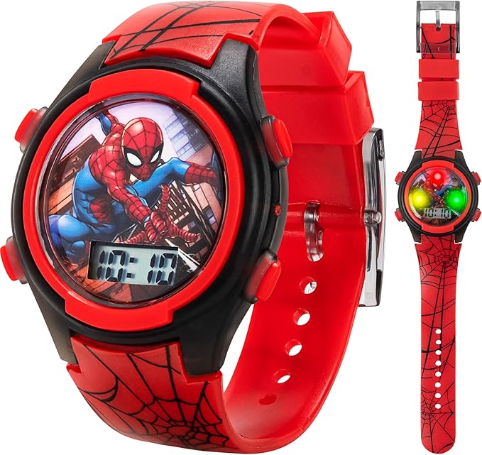 Children's Cartoon Watch Spiderman Quartz Watch Best Child Wristwatch Waterproof Men Watches Boy Gift