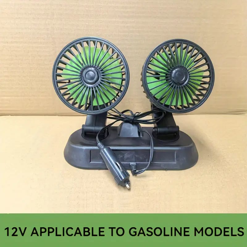🌬️ New Arrival! 2-Speed Double Headed Vehicle Fan – Stay Cool On The Road! 💨🔥
Power up your drive with this compact and powerful car fan, perfect for those hot days. Plugs into your car’s cigar lig