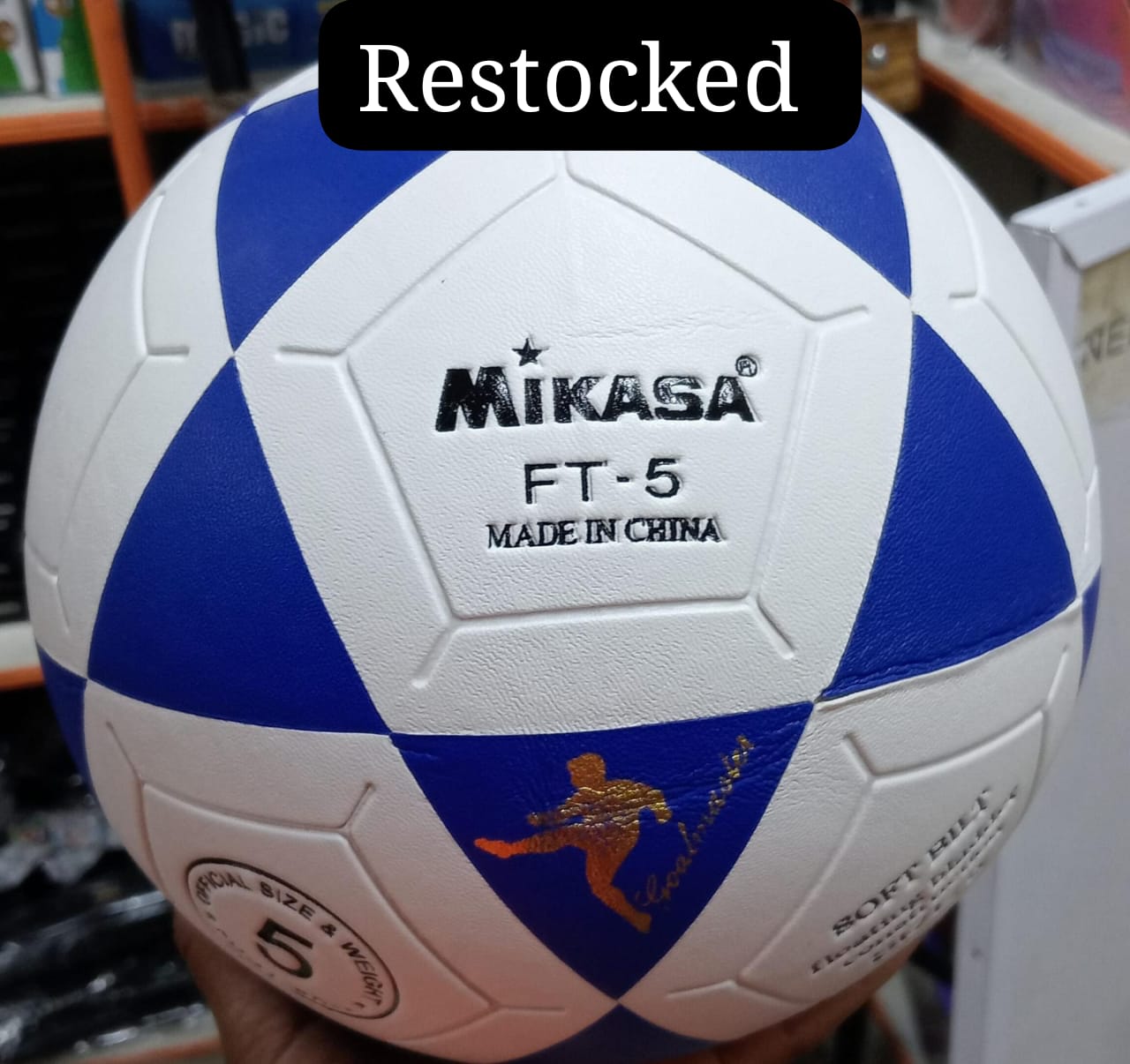 ⚽️ MIKASA FT-5 Size 5 Football – The Game Changer! ⚽️

Engineered for champions, the Mikasa FT-5 Size 5 is your ultimate match and training ball! 💥
✅ Precision-stitched for superior control
✅ Durable