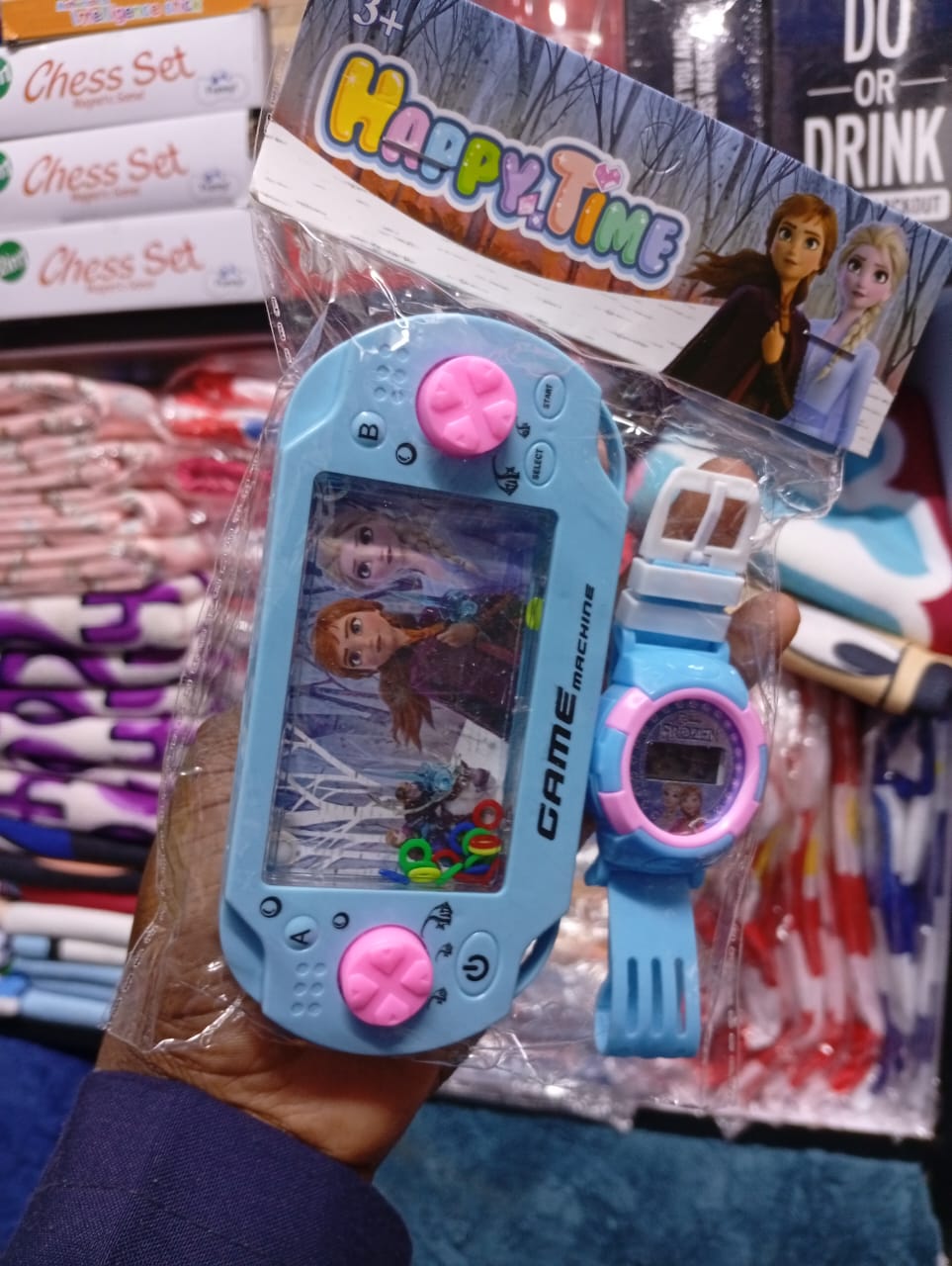 👶💦 Baby Boys & Girls Special Combo! ‼️‼️
🎮⏱ 2-in-1 FUN-TASTIC DEAL!

It’s a watch... it’s a game... it’s BOTH!
🧸 Keep little hands busy and faces smiling with this playful Water Game + Time Watch