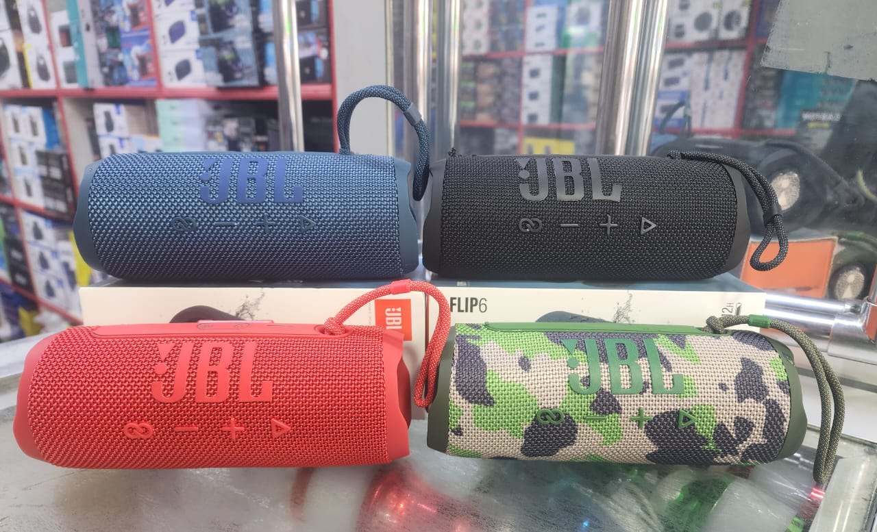 JBL Flip 6 – Power-Packed Sound, Anywhere You Go!

Take the party with you with the JBL Flip 6 – a portable, waterproof speaker built for bold sound and rugged adventures.

🔊 Signature JBL Bass & Cla