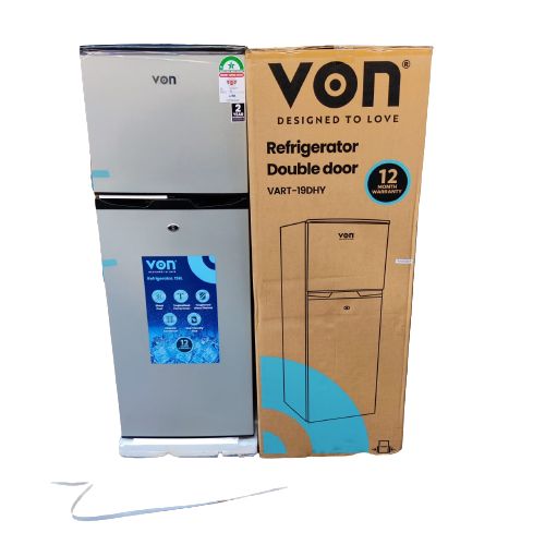Von Fridge – Where Freshness Meets Style!
Keep your groceries cool and your kitchen cooler with the sleek, energy-efficient Von fridge. Designed for modern living, it offers generous storage, powerful