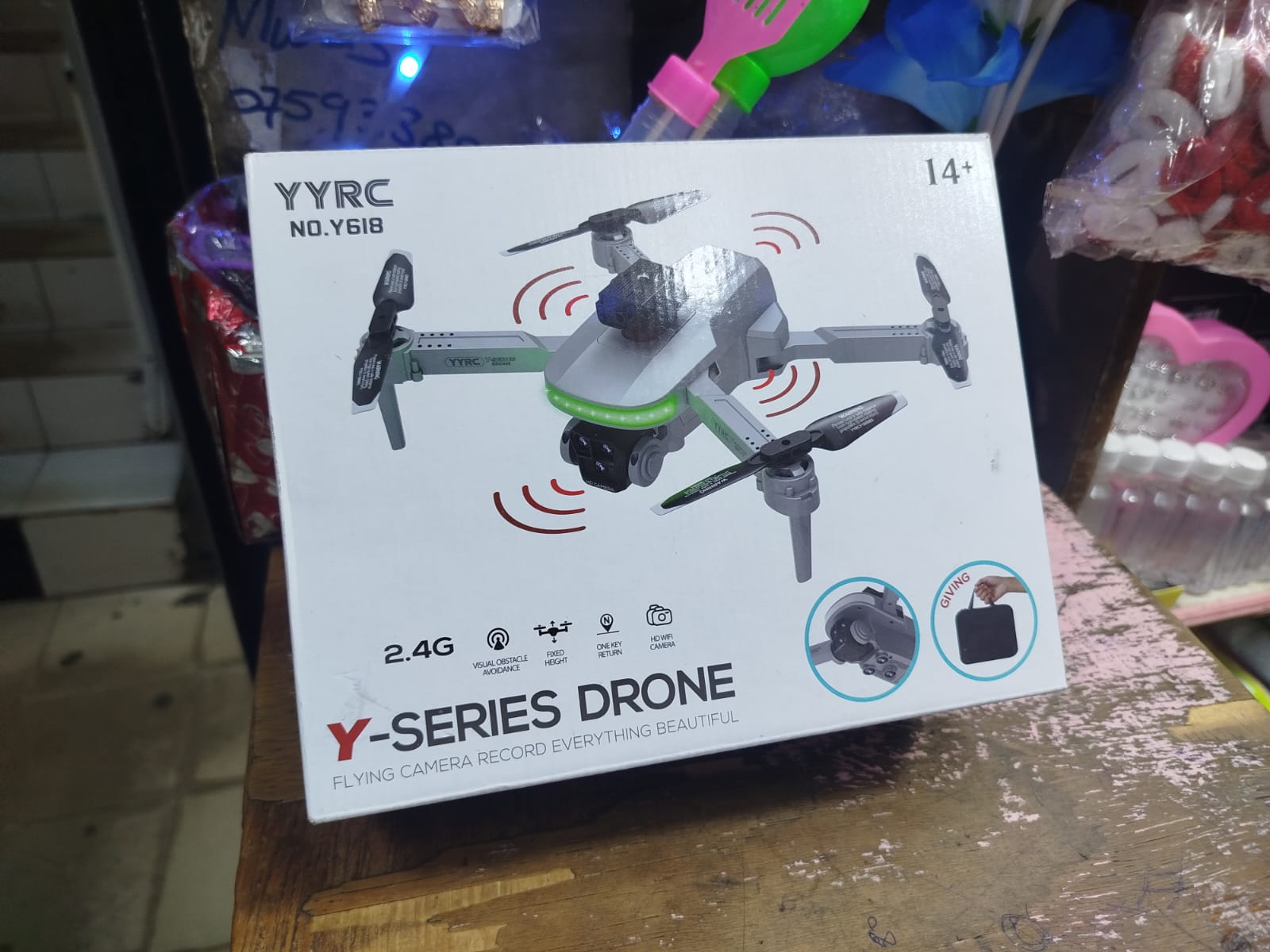 🚀 Y-Series Drone by YYRC – Unleash the Sky!

Capture the world from above with the Y-Series Drone, the ultimate flying companion for adventure seekers aged 14 and up!

✨ Key Features:
📸 HD Flying Ca