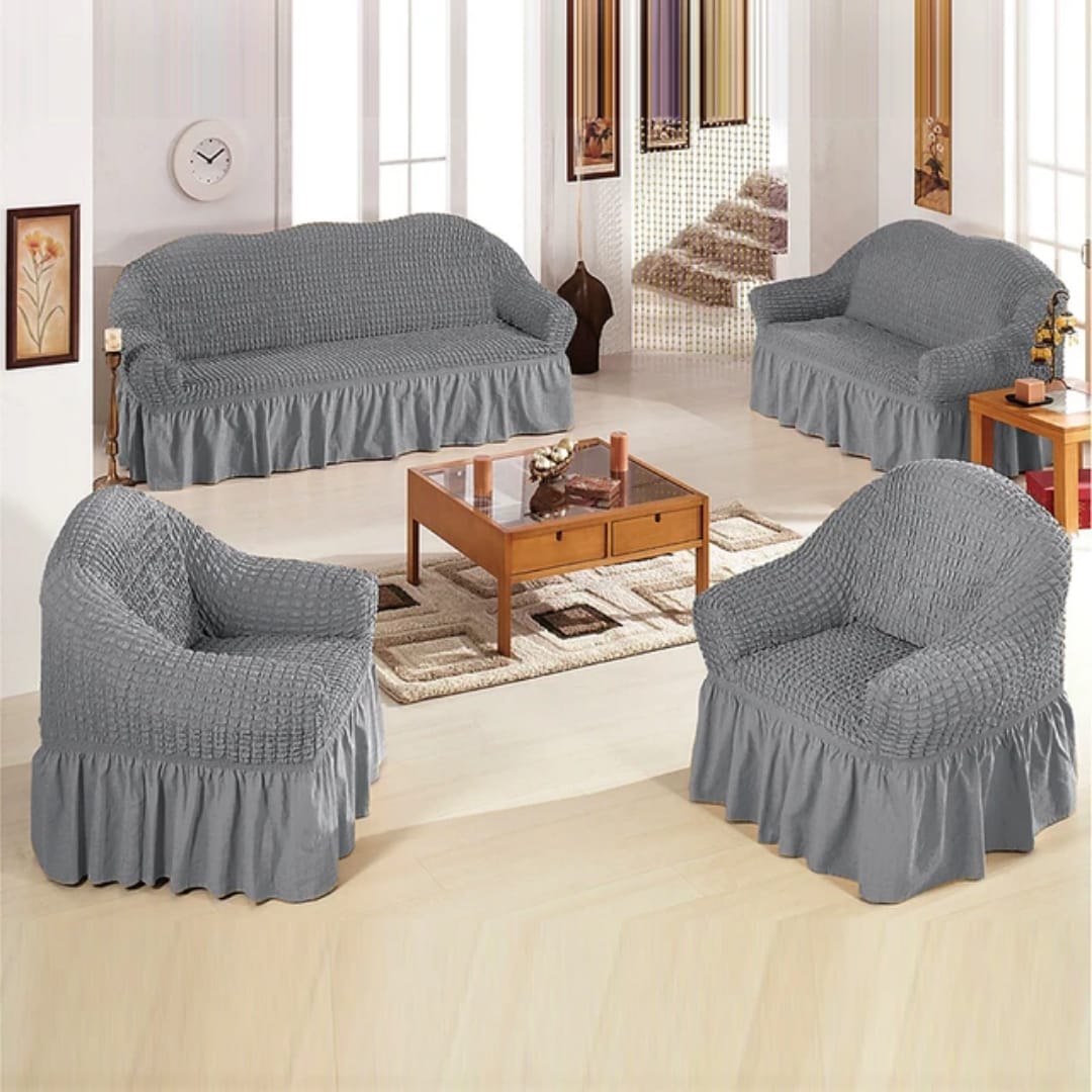 ‼️‼️RESTOCKED & REDUCED! 🤩🔥

✨BUBBLE LOOSE SEAT COVERS✨
Transform your living room with these super stretchy, stylish, and comfy seat covers!

🛋️ Fits 7 seaters – (3:2:1:1)
💥 Now at a price drop!