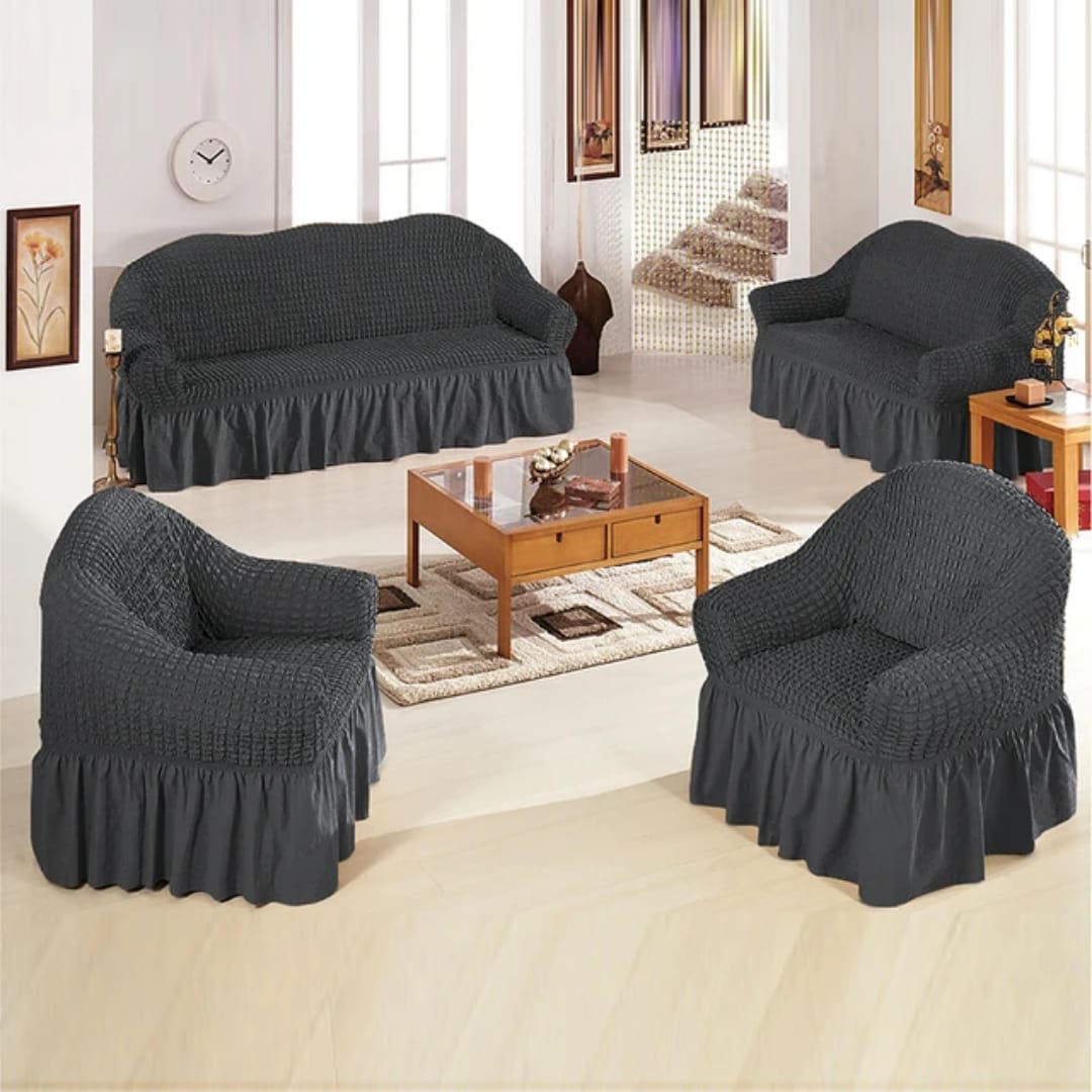 ‼️‼️RESTOCKED & REDUCED! 🤩🔥

✨BUBBLE LOOSE SEAT COVERS✨
Transform your living room with these super stretchy, stylish, and comfy seat covers!

🛋️ Fits 7 seaters – (3:2:1:1)
💥 Now at a price drop!