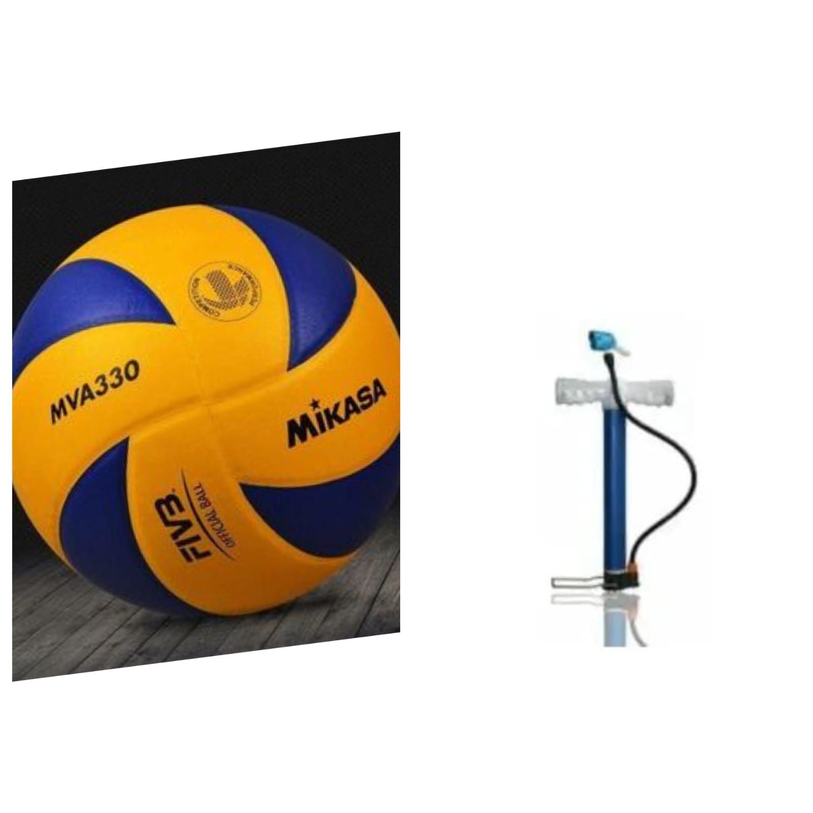 Mikasa Volleyball + Pump 🏐✨
Get ready to play with this official‑style Mikasa volleyball complete with a ball pump — perfect for school, club, beach, or backyard games! Designed for durability, consi
