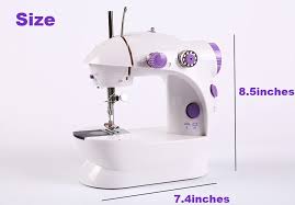 Sewing Machine Portable Mini Desktop Foot Pedal Night Light Household Straight Line Cutter Automatic Winding Mending Mini Household Items