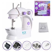 Sewing Machine Portable Mini Desktop Foot Pedal Night Light Household Straight Line Cutter Automatic Winding Mending Mini Household Items