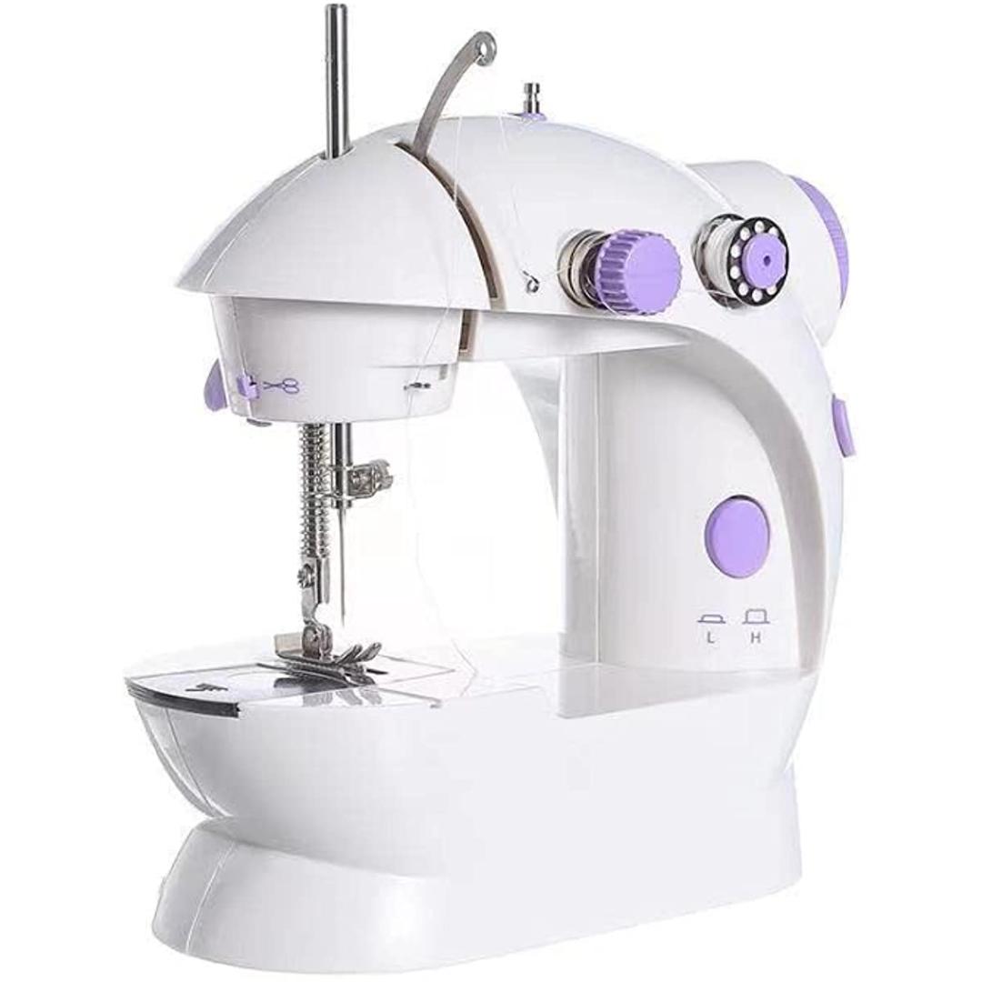 Sewing Machine Portable Mini Desktop Foot Pedal Night Light Household Straight Line Cutter Automatic Winding Mending Mini Household Items