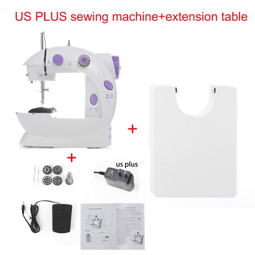 Sewing Machine Portable Mini Desktop Foot Pedal Night Light Household Straight Line Cutter Automatic Winding Mending Mini Household Items