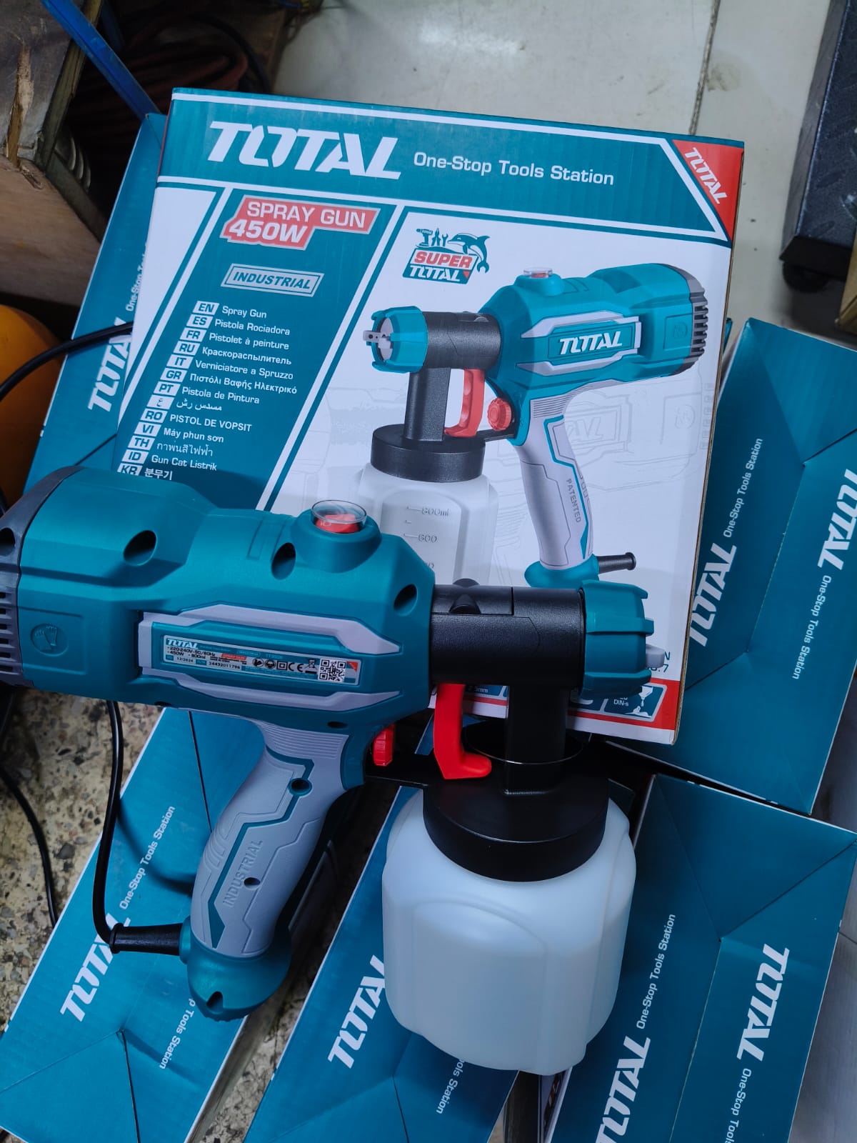 OFFER!!! TOTAL Electric Spray Gun 450W