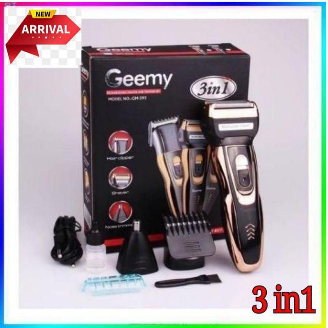 Geemy BEST Rechargeable Smoother Hair Shaving Machine, Shaver- 3 In 1 FOR KINYOZI BUSINESS