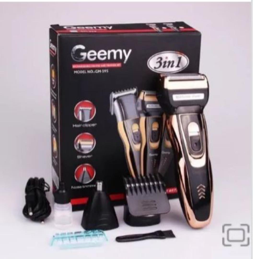 Geemy BEST Rechargeable Smoother Hair Shaving Machine, Shaver- 3 In 1 FOR KINYOZI BUSINESS