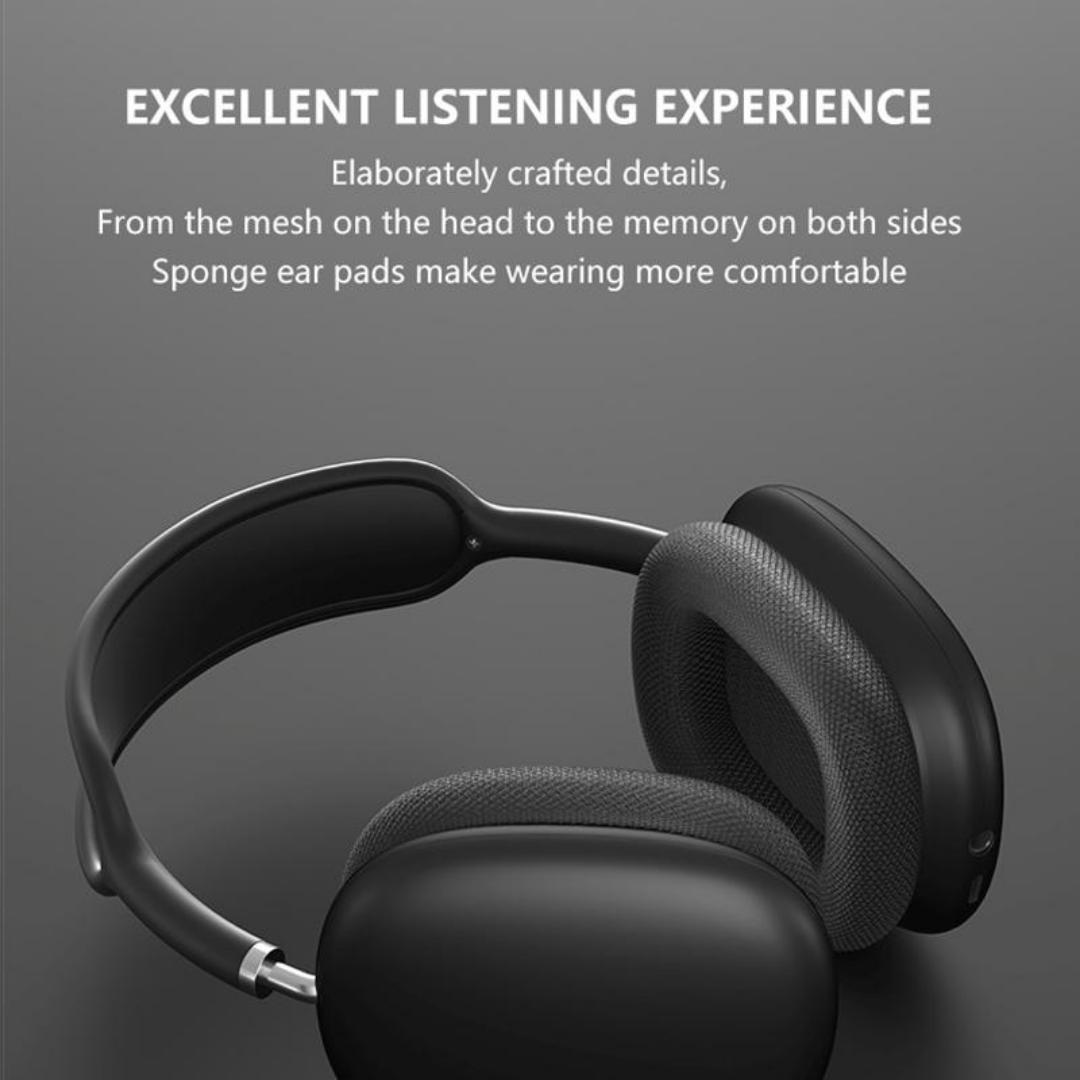 Great Life P9 Headphones Bluetooth Wireless Headsets Over-Ear Noise Cancelling Earpieces Stereo Sound Sports Music Gaming Earphones