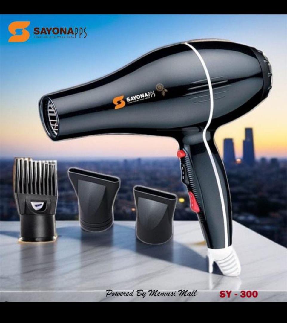 Sayona Professional Hair Dryer 2000W SY-300 With Soft-Grip Handle