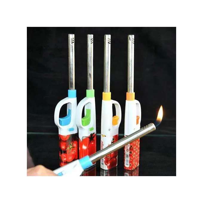 Portable Refillable Butane Flame Gas Lighter Gun Kitchen Stove Igniter And Outdoors
