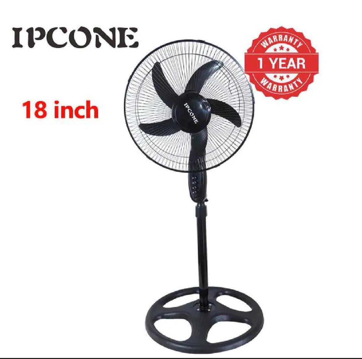 IPCONE 16/18 Inch Stand Fan -5 Blades 3 Speed Powerful motor Fan Electric Floor Fan Cooling Fan Cooler Floor Fan