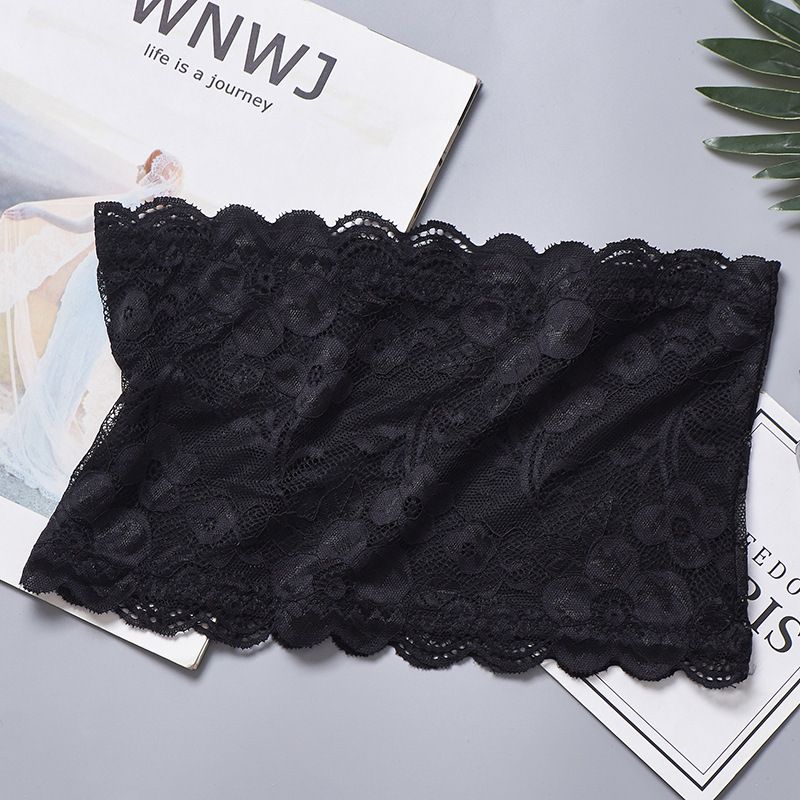 Sexy lace halter neck bralette for women, seamless and unpadded undergarment