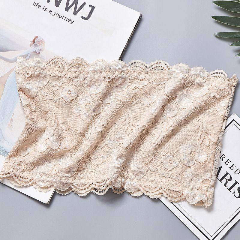 Sexy lace halter neck bralette for women, seamless and unpadded undergarment
