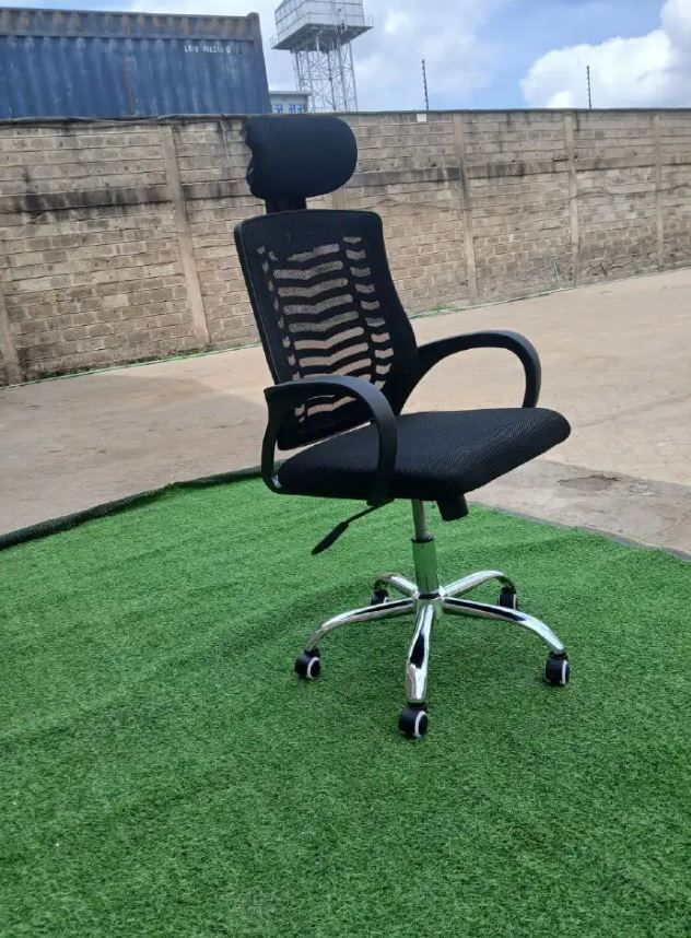 Classy High Quality Secretarial Mesh Office Chair with Headrest, Assembled Executive Office Chair,Classy High Quality Secretarial Mesh Office Chair with Headrest