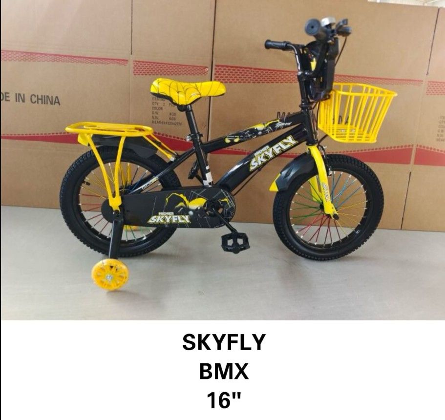 SKYFLY BMX 16″ KIDS BIKE – STURDY, FUN & BEGINNER-FRIENDLY