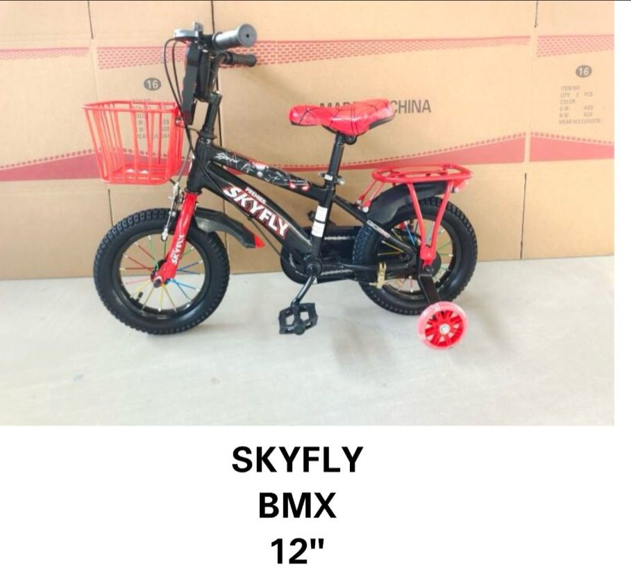 SKYFLY BMX 12" KIDS BIKE – STURDY, SAFE & FUN