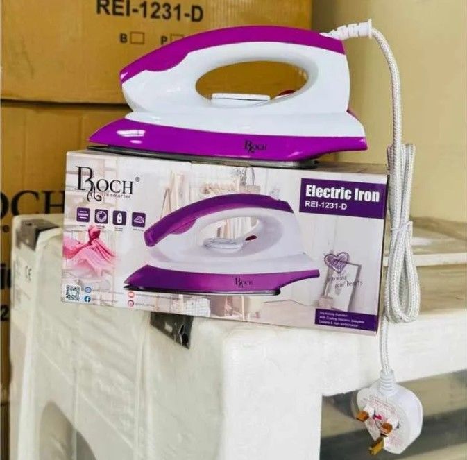 ROCH POWER DRY IRON — FAST HEATING, NON-STICK SOLEPLATE & PRECISE TEMPERATURE CONTROL