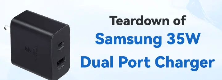 Samsung 35W PD Super Fast Charging Adapter – Dual Port USB-C Charger for Galaxy Phones, Tablets & More