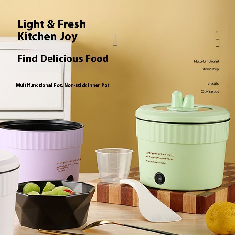 Multifunctional instant noodle pot, dormitory electric hot pot, electric cooking pot, household non-stick pot, electric hot pot, porridge pot