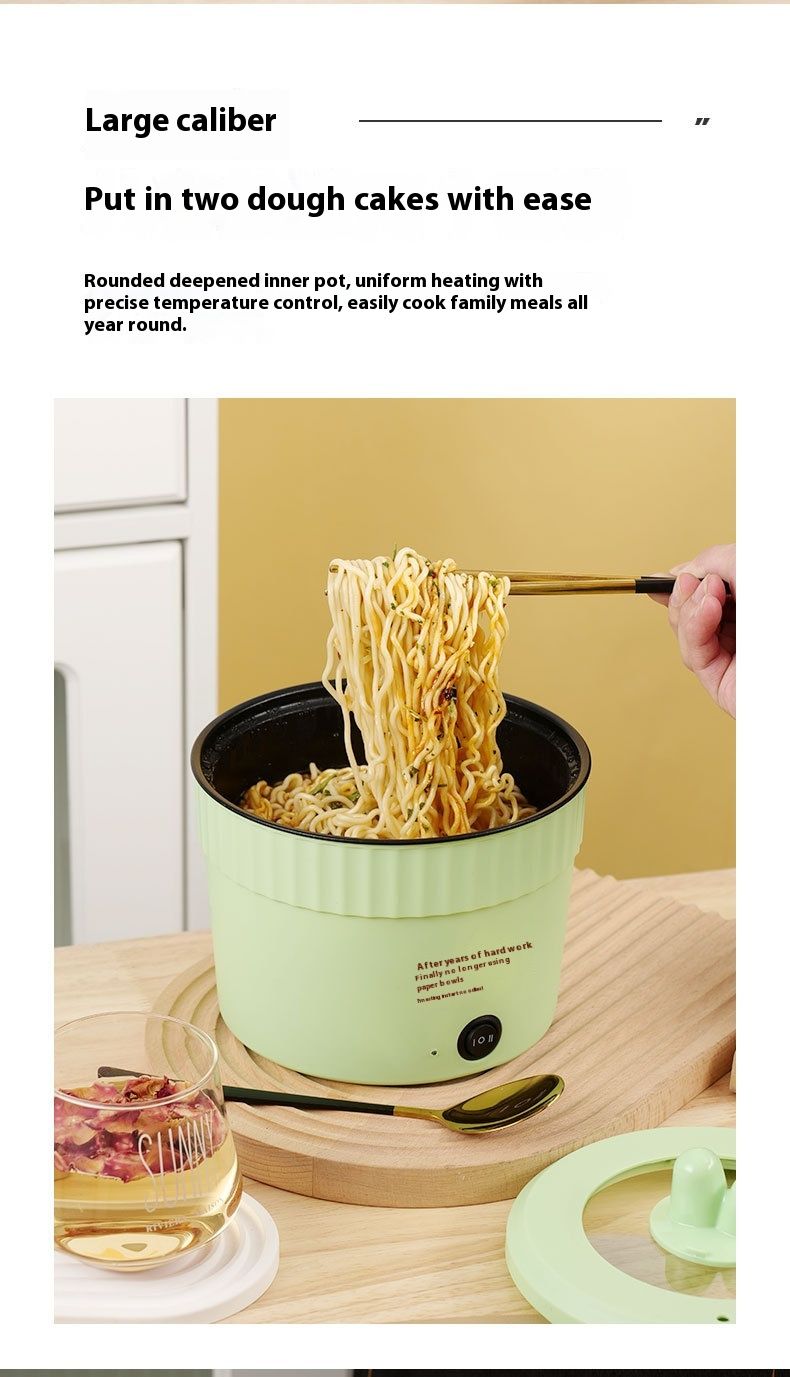 Multifunctional instant noodle pot, dormitory electric hot pot, electric cooking pot, household non-stick pot, electric hot pot, porridge pot