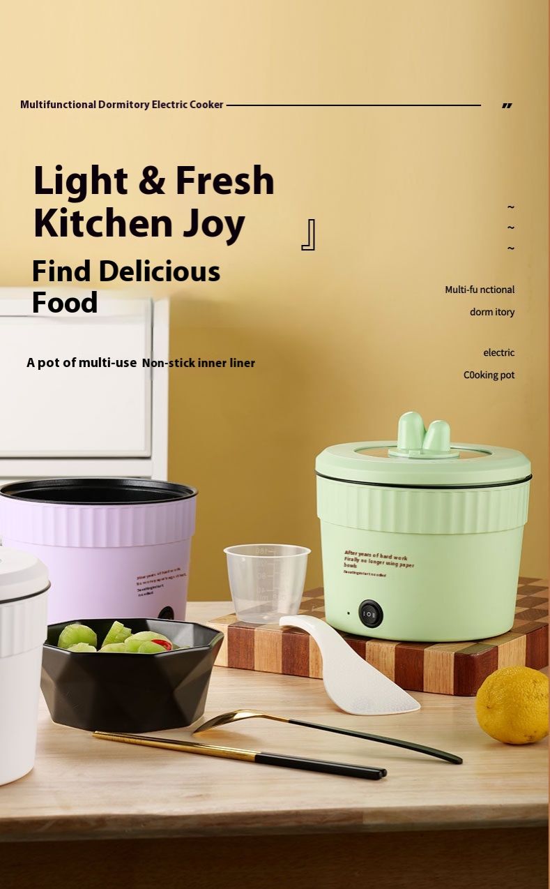 Multifunctional instant noodle pot, dormitory electric hot pot, electric cooking pot, household non-stick pot, electric hot pot, porridge pot