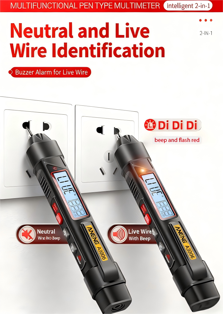 Pen-type Digital Multimeter High Precision Electrician Special Voltage Measurement Multi-function Circuit Tester Inductive Electric Pen