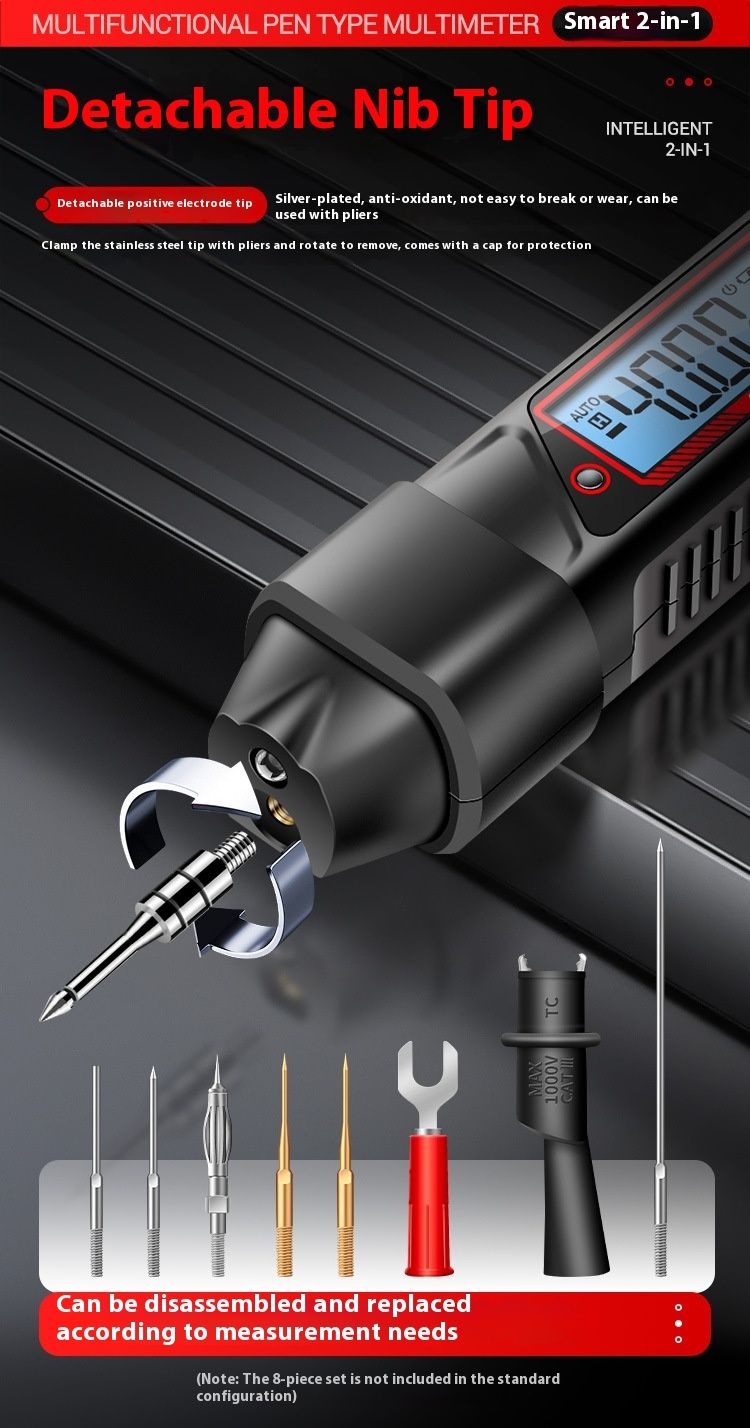 Pen-type Digital Multimeter High Precision Electrician Special Voltage Measurement Multi-function Circuit Tester Inductive Electric Pen