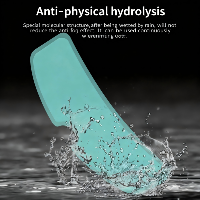 High-definition rainproof and anti-fog visor film for motorcycle and electric bike helmets, universal waterproof and anti-fog protective film for riding safety helmets